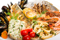 Talíř sicilského rybáře(1.400 g mořských plodů a ryb dle denní nabídky)